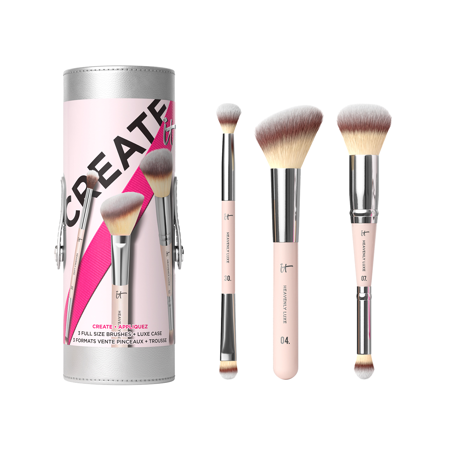 HL H24 3 PIECE BRUSH SET (SET DE BROCHAS DE MAQUILLAJE)